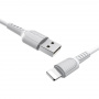 Кабель Borofone BX16, lightning, 1 м, белый