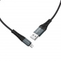Кабель Hoco X38, lightning, 1 м, черный