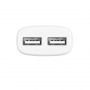 Сетевое зарядное устройство Hoco C12, 2 USB, 2.4А, белый