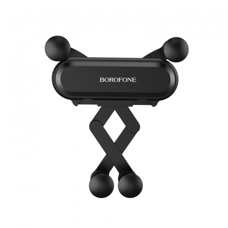 Автомобильный держатель BOROFONE BH19 Eddie, черный, на воздуховод