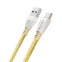 Кабель Borofone BU2 ZincJet, USB - USB Type-C, 1.2 м, золотой