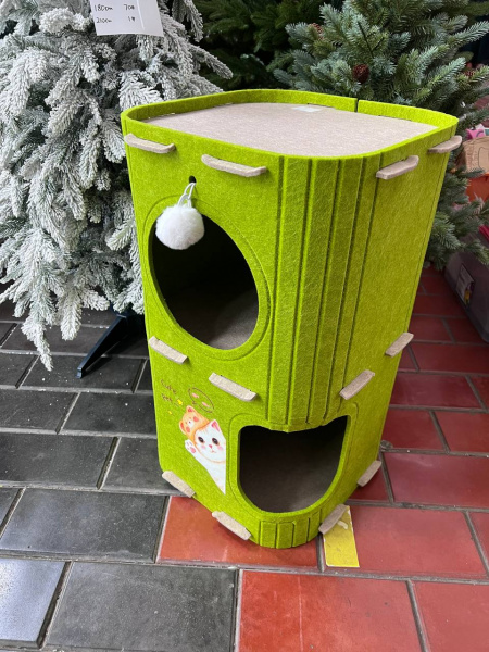 Двойной домик для кошки