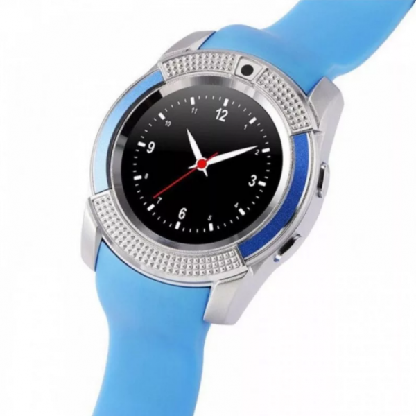 Умные часы Smart Watch V8 голубые