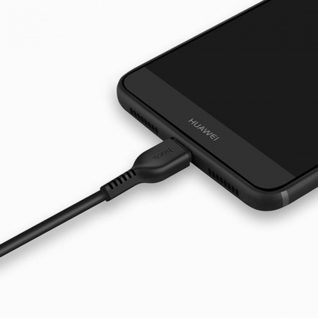 Кабель Hoco X20 Flash, USB - USB Type-C, 1 м, белый
