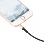 Кабель Hoco UPA02 Spring Audio, 3.5 AUX mini jack 3.5 mm, черный