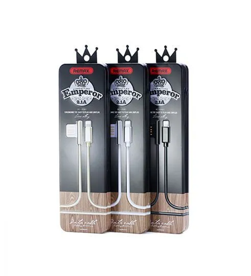 Кабель Remax Emperor RC-054i, lightning, 1 м, серебристый